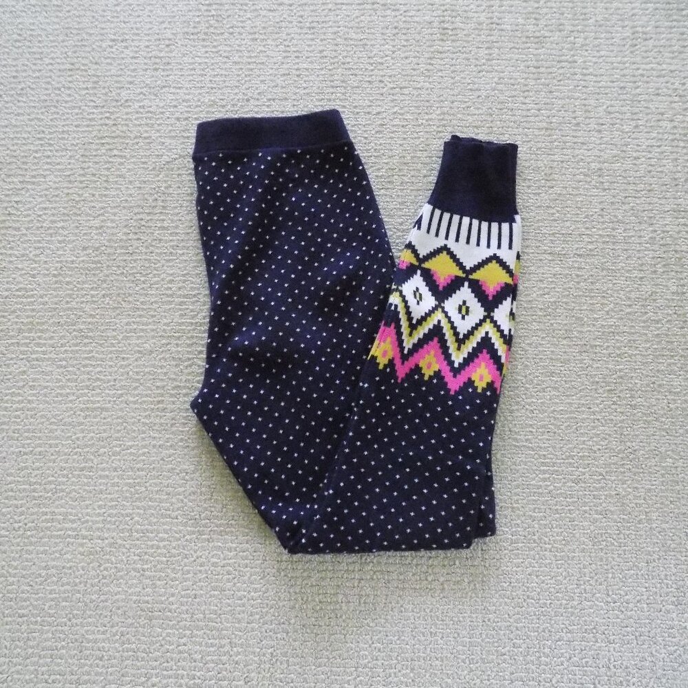 OLD NAVY WOMENS FAIR ISLE WINTER KNIT PANTS JOGGERS LOUNGEWEAR